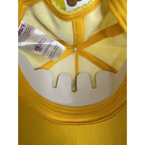 Care Bears Sunshine Bear Plush  Yellow Fuzzy Snapback Hat Cap Adjustable OSFM main image 4